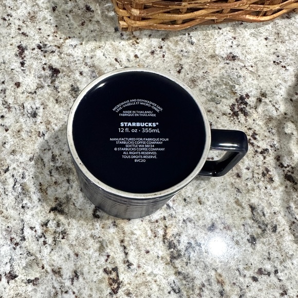 Starbucks, Coffee Mug Luster Swirl Iridescent Rainbow 12oz Blue - Picture 9 of 9